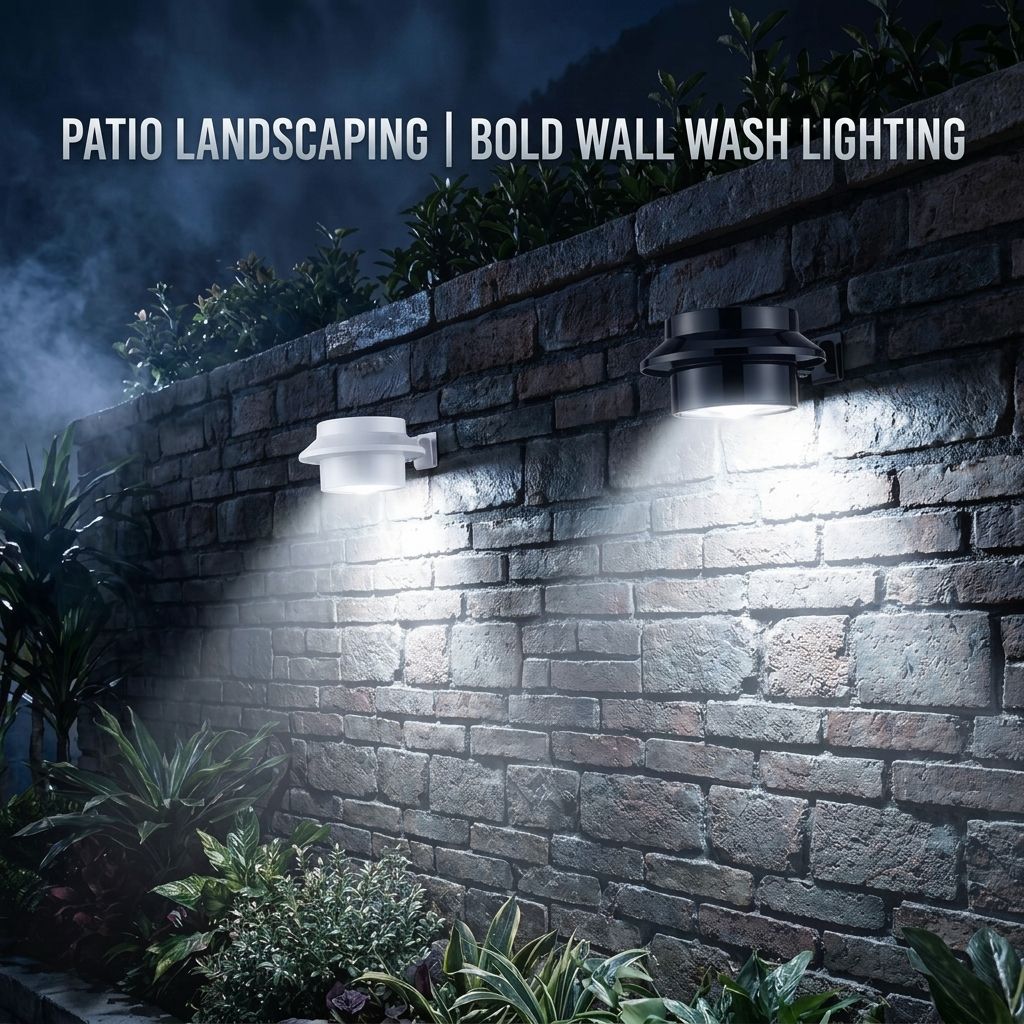 Solar Powered Smart Wall Light with Auto Dusk-to-Dawn Sensor, IP65 Waterproof Fence & Garden Accent Lighting, Available in 3000K Warm White or 6000K Cool White, Ideal for Patio, Pathway, and Courtyard Ambient Glow (8PCS, Black Housing‑Cool White Light)