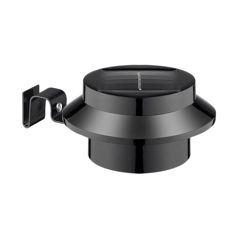 Solar Powered Smart Wall Light with Auto Dusk-to-Dawn Sensor, IP65 Waterproof Fence & Garden Accent Lighting, Available in 3000K Warm White or 6000K Cool White, Ideal for Patio, Pathway, and Courtyard Ambient Glow (8PCS, Black Housing‑Warm White Light)