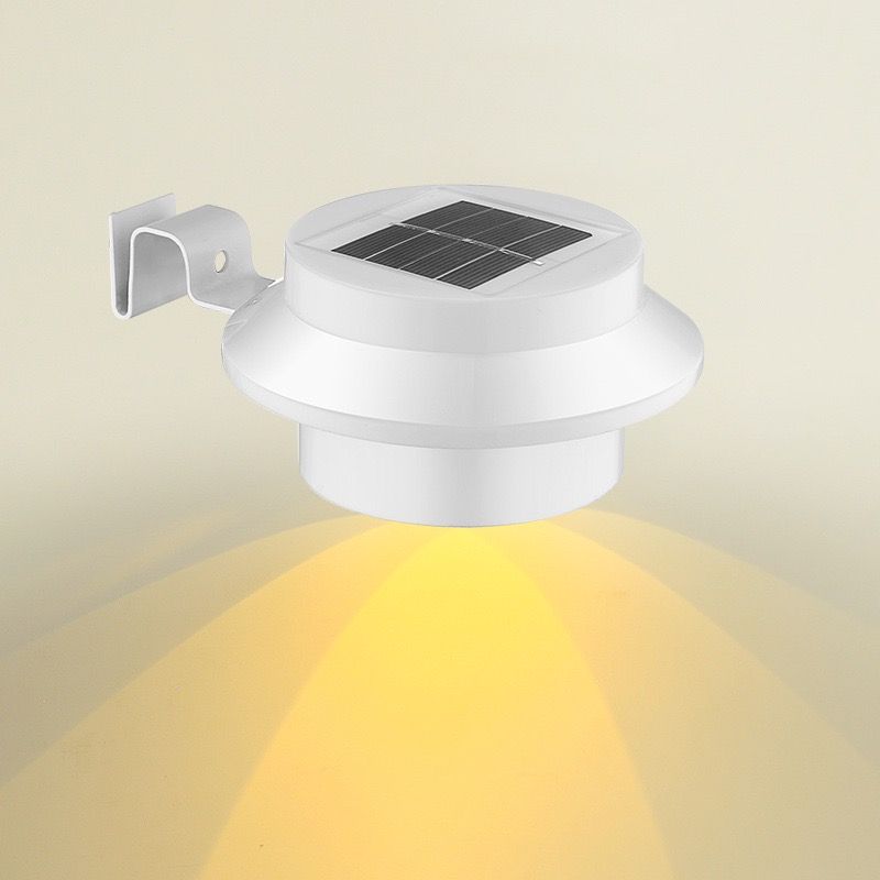 Solar Powered Smart Wall Light with Auto Dusk-to-Dawn Sensor, IP65 Waterproof Fence & Garden Accent Lighting, Available in 3000K Warm White or 6000K Cool White, Ideal for Patio, Pathway, and Courtyard Ambient Glow (8PCS, Black Housing‑Warm White Light)