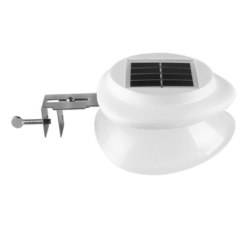 Solar Powered Fence Light with Durable ABS+PC Housing, Monocrystalline Silicon Panel, and Adjustable Mounting Clip for Outdoor Garden, Patio, Deck, and Walkway Illumination in Warm White or Cool White (8PCS, Black Housing‑Warm White Light)