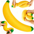 Giant Banana Squishy Fidget Toy, 47cm Oversized TPR Soft & Durable, Washable High-Rebound Stress Relief for Office & Students, Fun Creative Birthday Gift