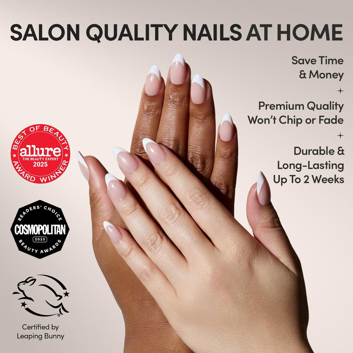 24pcsAt-home Nail Styling Sets for Daily Wear, Special Occasions and Easy Beauty Upgrades (Nude Pink)
