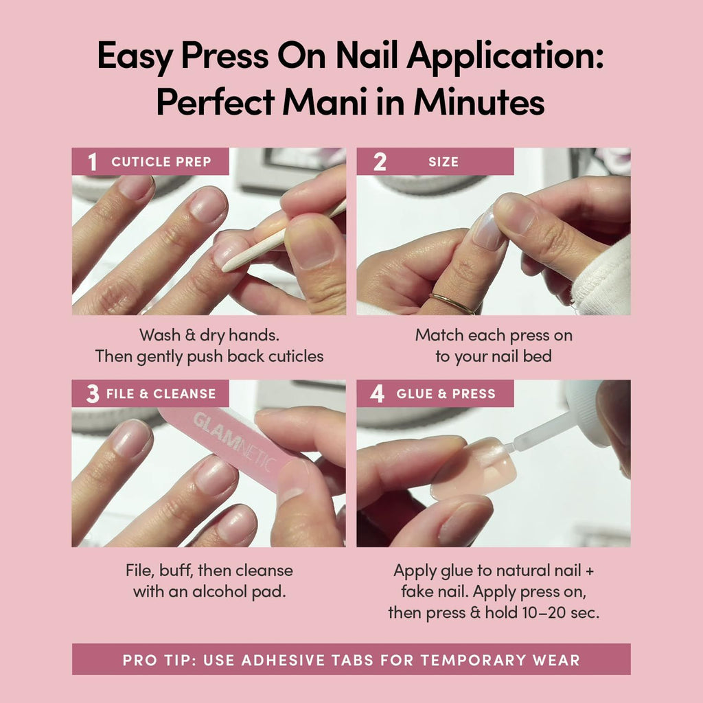 24pcsAt-home Nail Styling Sets for Daily Wear, Special Occasions and Easy Beauty Upgrades (Nude Pink)