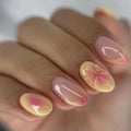 24pcsPress-On Nails for Everyday Wear & Special Occasions – Easy, No-Salon Manicure Solution (light pink)