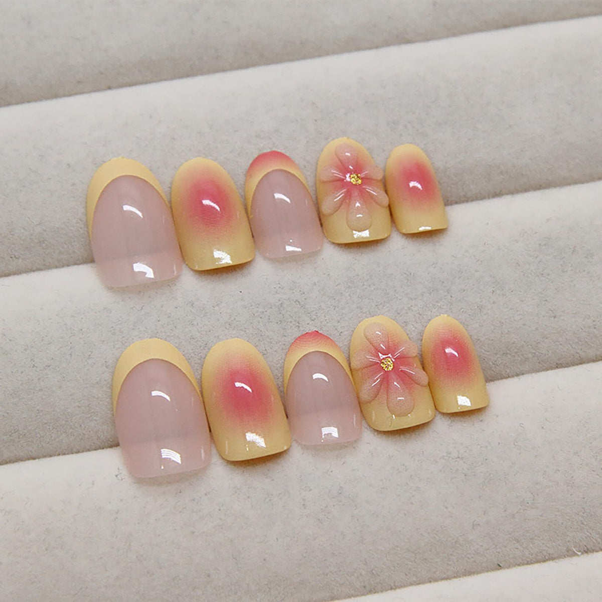 24pcsPress-On Nails for Everyday Wear & Special Occasions – Easy, No-Salon Manicure Solution (light pink)