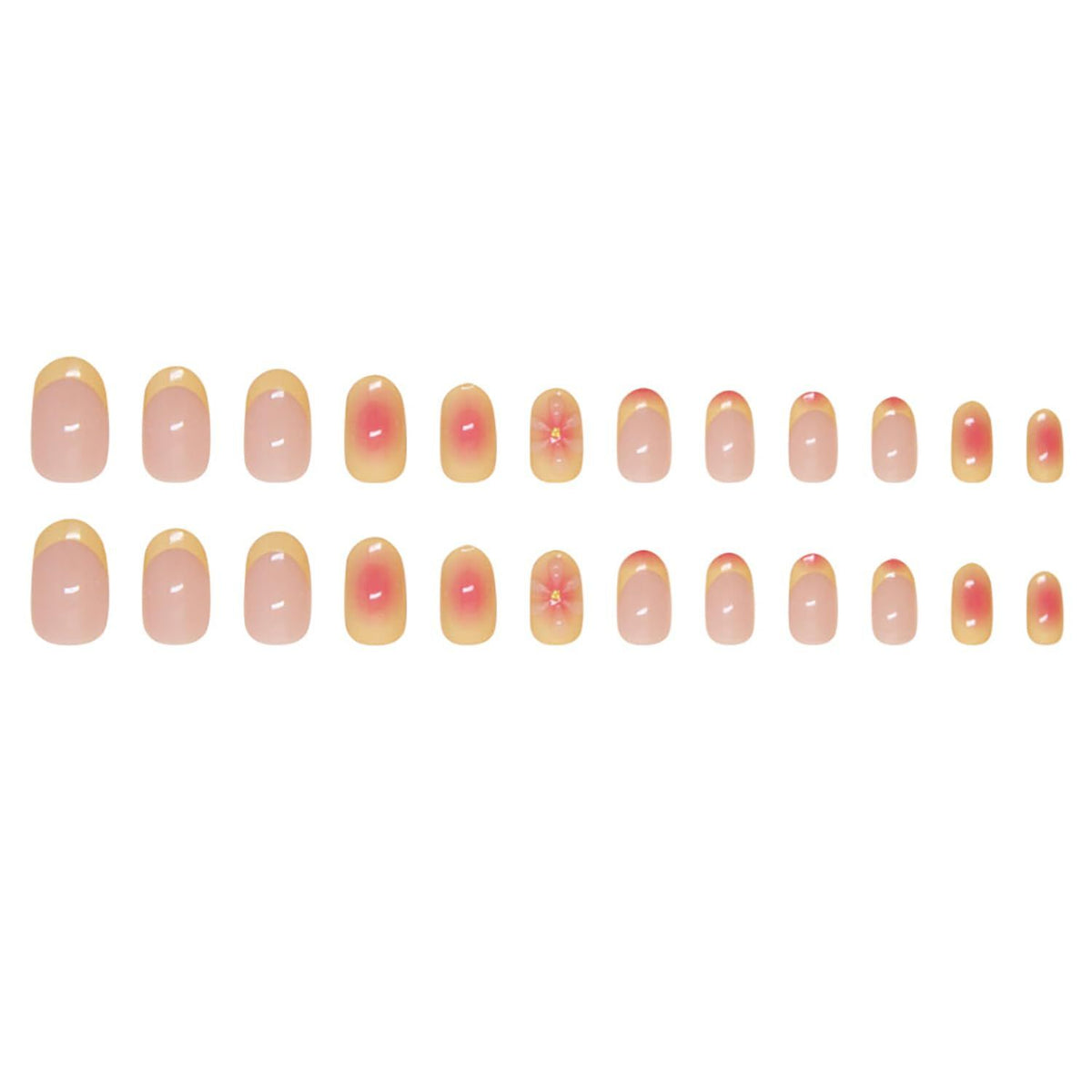 24pcsPress-On Nails for Everyday Wear & Special Occasions – Easy, No-Salon Manicure Solution (light pink)