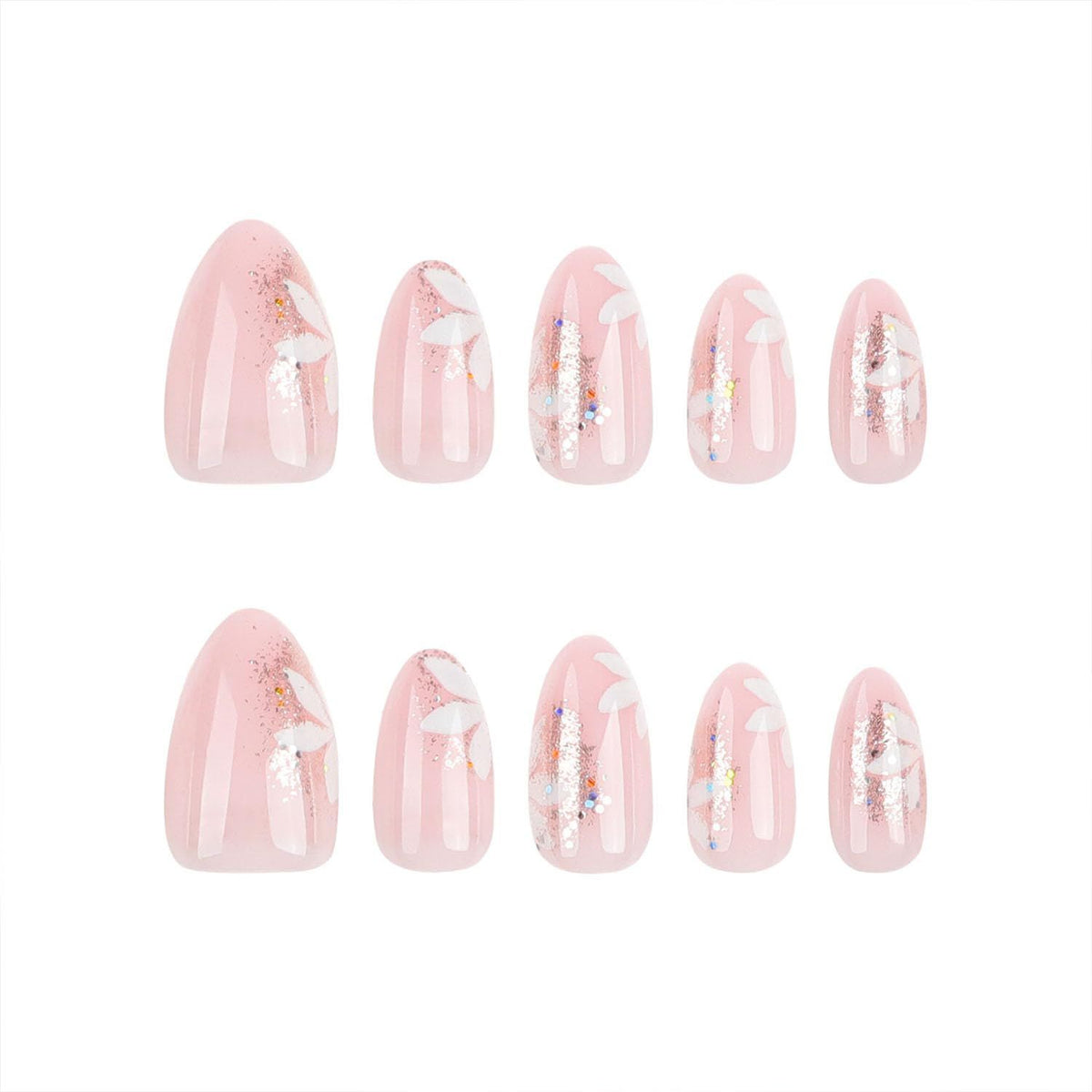 24pcsPress-On Nail Set For Parties, Weddings, Bridal Events And Daily Glam Looks (nude pink)