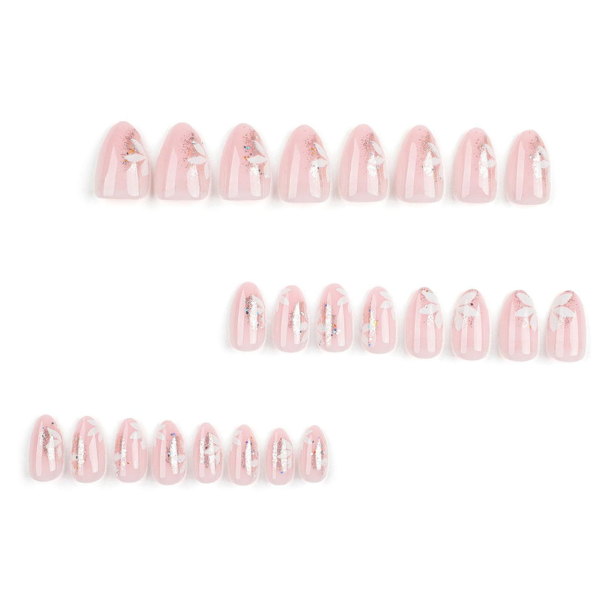 24pcsPress-On Nail Set For Parties, Weddings, Bridal Events And Daily Glam Looks (nude pink)