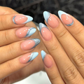 24pcsPress-On Nails for Daily Wear, Parties & Special Occasions, Easy Application & Long-Lasting (Light Pink)