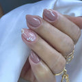 24pcsGlossy Press-On Nails for Everyday Wear, Weddings, and Special Events - Easy, No-Salon Manicure (Mauve)