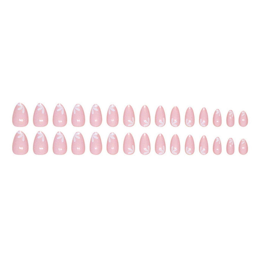 24pcsPress-On Nails For Everyday Wear, Special Events, And DIY Nail Art At Home (pink)