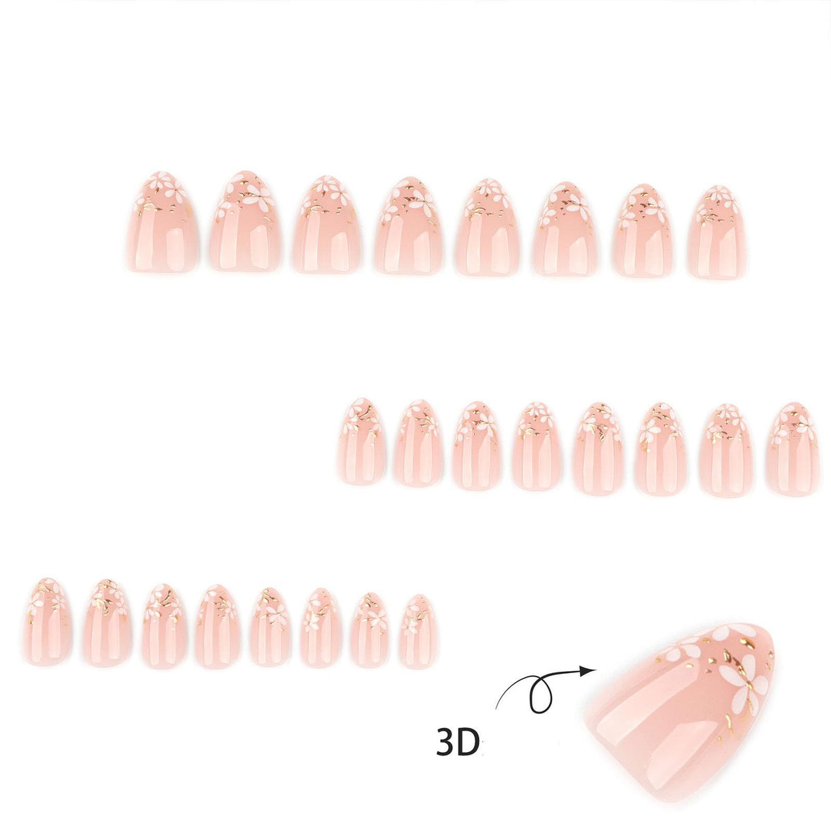 24pcsPress-On Nails For Everyday Glam, Weddings & Special Occasions, No Salon Trip Needed (nude pink)
