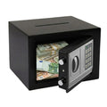 CARLA HOME Electronic Safe Box - Money Safe with Deposit Slot - Black - Cash Locker