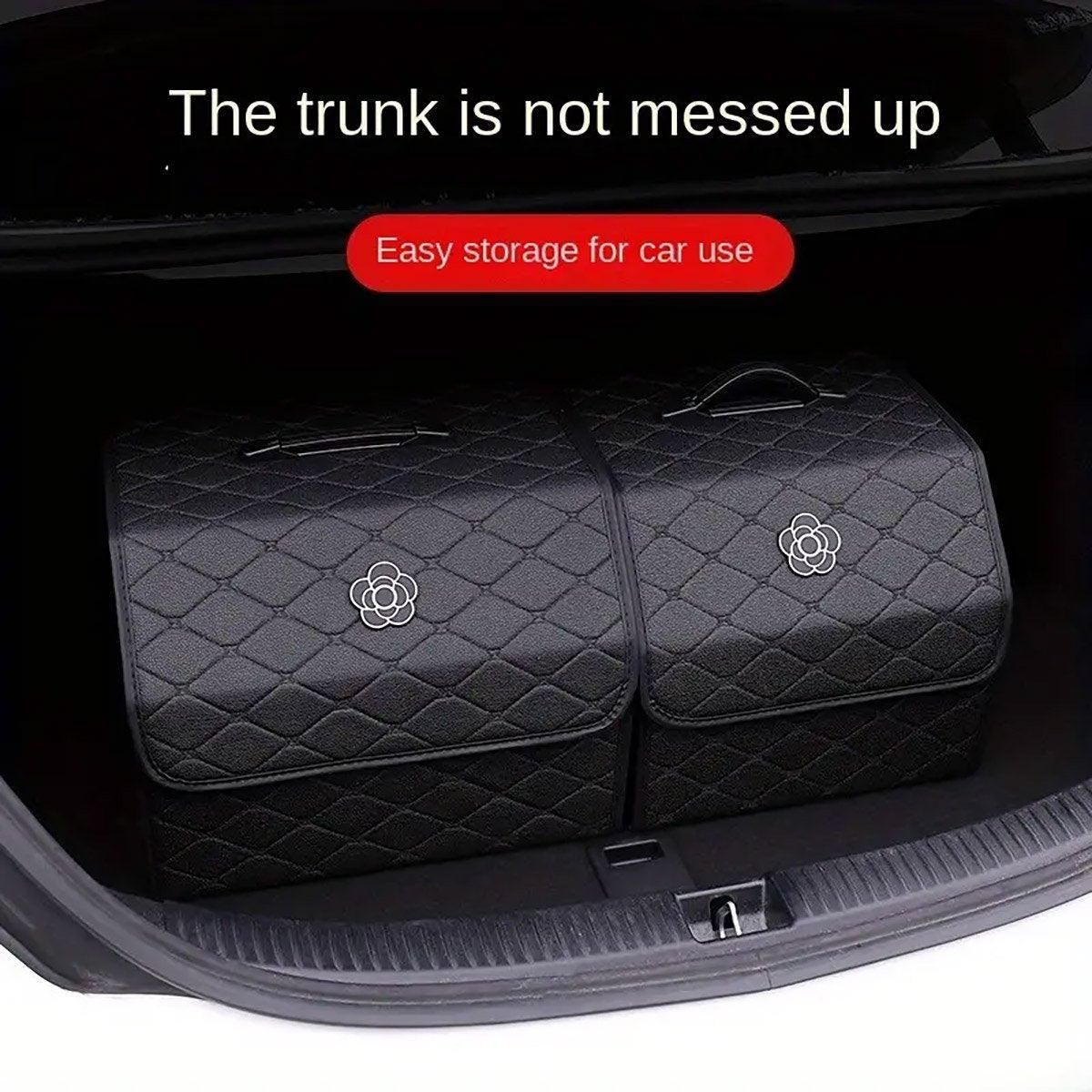 Instantly Organize Your Messy Car Boot – Large Collapsible Trunk Organiser