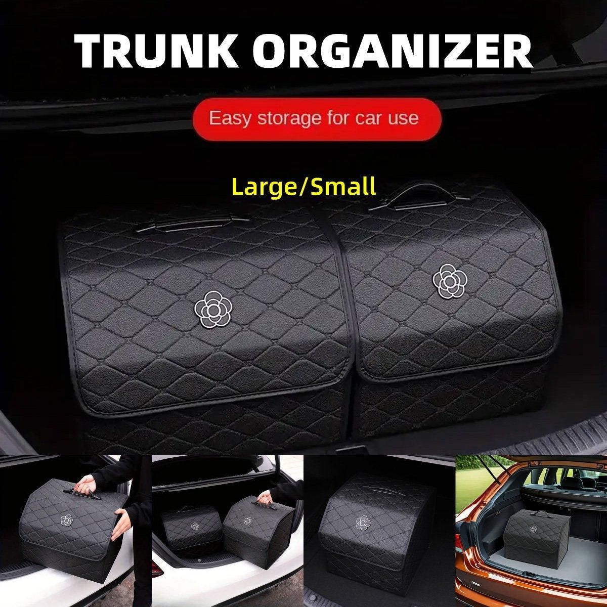 Instantly Organize Your Messy Car Boot – Large Collapsible Trunk Organiser